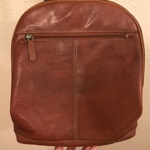 Brown Leather crossbody/backpack